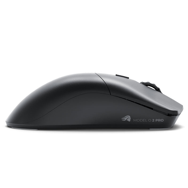 Glorious Model O 2 PRO Wireless gamingmus svart sett fra siden