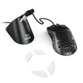 Glorious Model O gamingmus + Bungee + G-Skatez bundle svart forfra