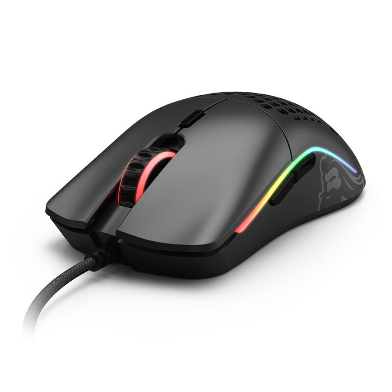Glorious Model O gamingmus kablet 12000 DPI RGB svart matt detalj av knapper