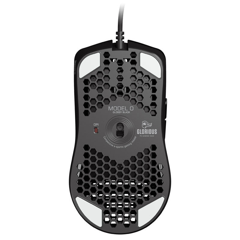 Glorious Model O gamingmus svart glossy med USB-kabel