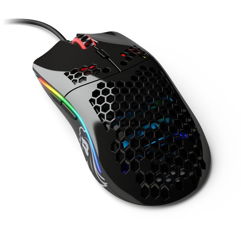 Glorious Model O- gamingmus svart glossy forfra