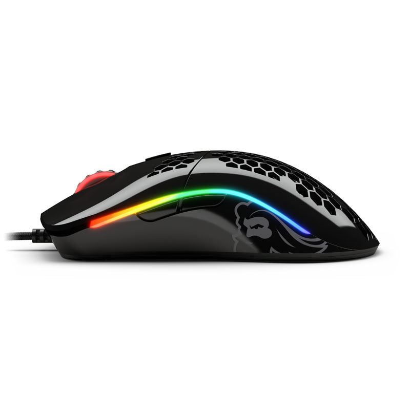 Glorious Model O- gamingmus svart glossy oversikt