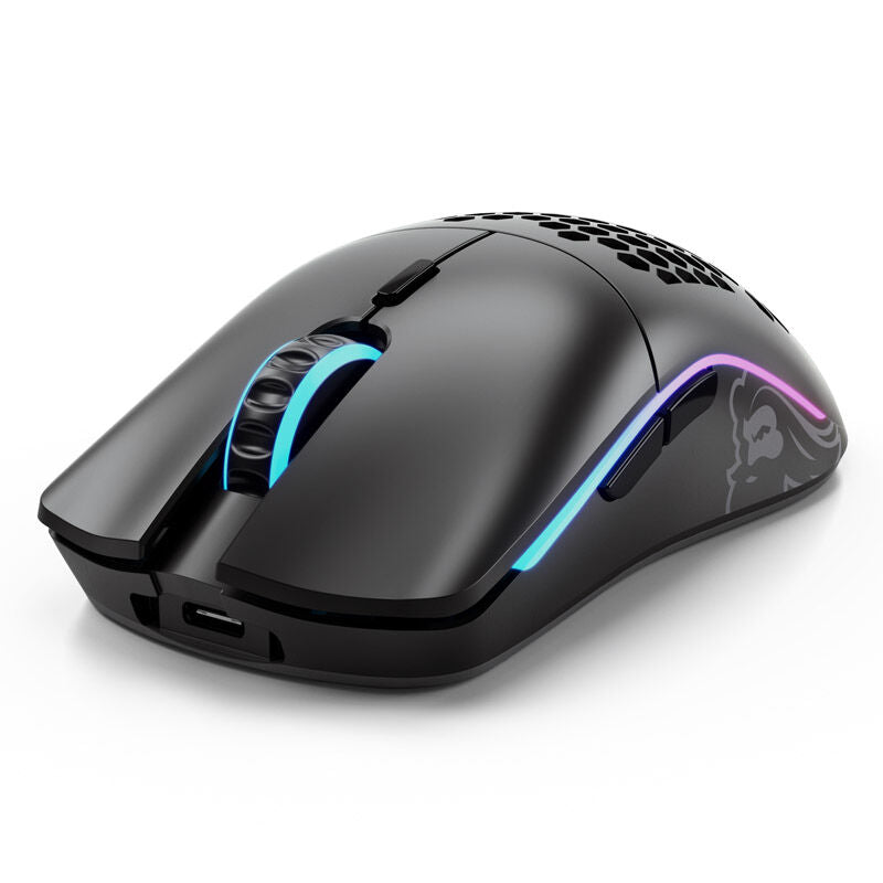 Detaljbilde av Glorious Model O- Wireless trådløs gamingmus RGB-belysning