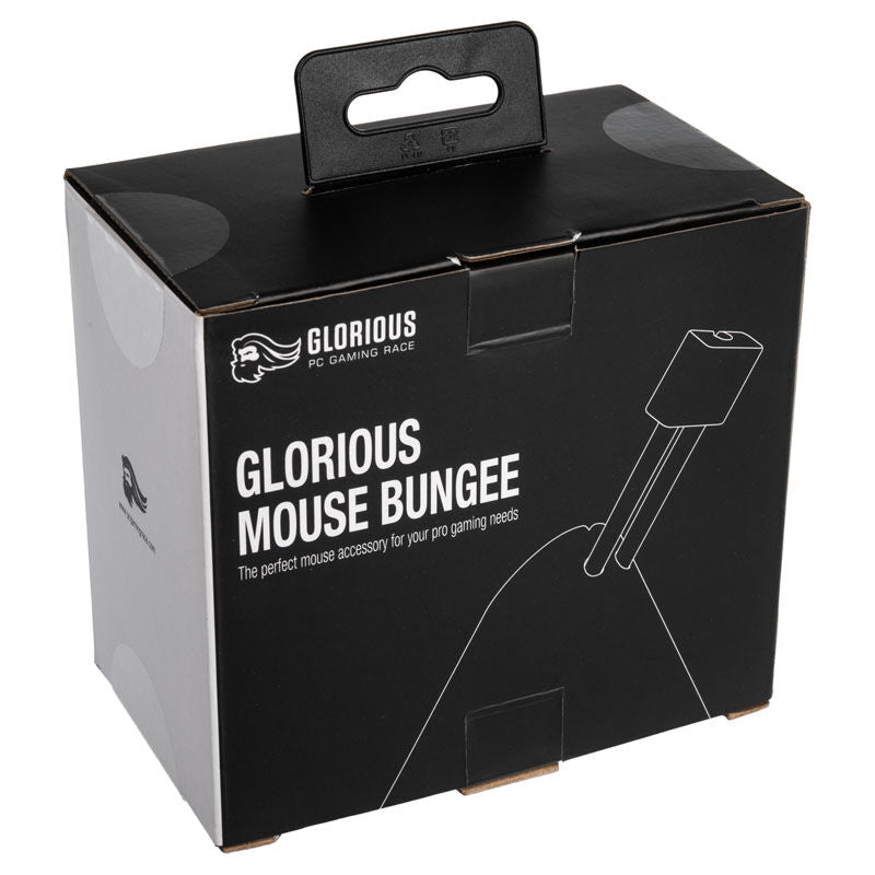 Glorious Mouse Bungee kabelholder høydejusterbar hvit sideprofil