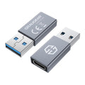 Graugear USB-C til USB-A adapter USB 3.2 10 Gbps - Graugear forfra
