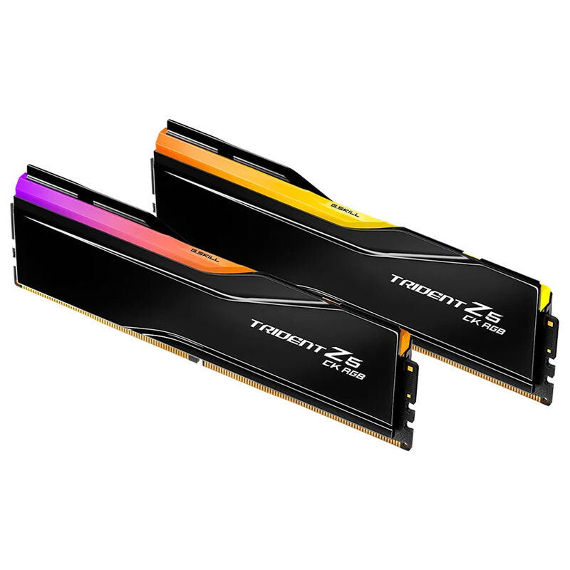 Detalj av G.Skill Trident Z5 CK RGB DDR5-9600 CL46 CUDIMM RAM 48 GB svart
