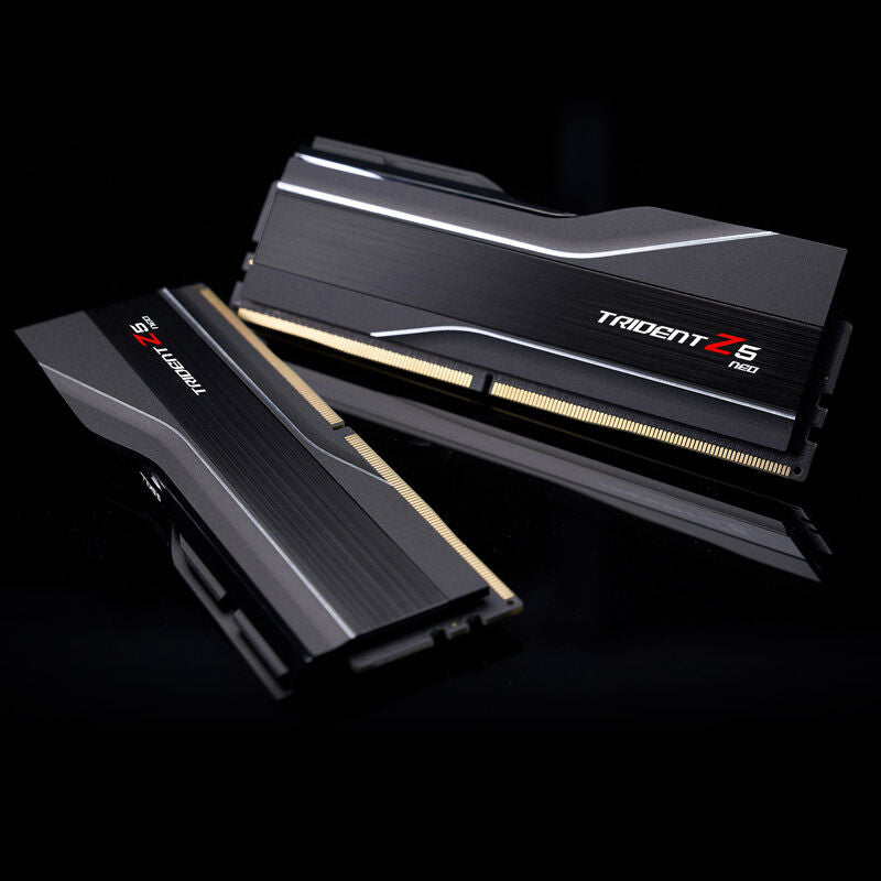 G.Skill Trident Z5 Neo DDR5-5600 CL30 EXPO RAM 32 GB svart sideprofil