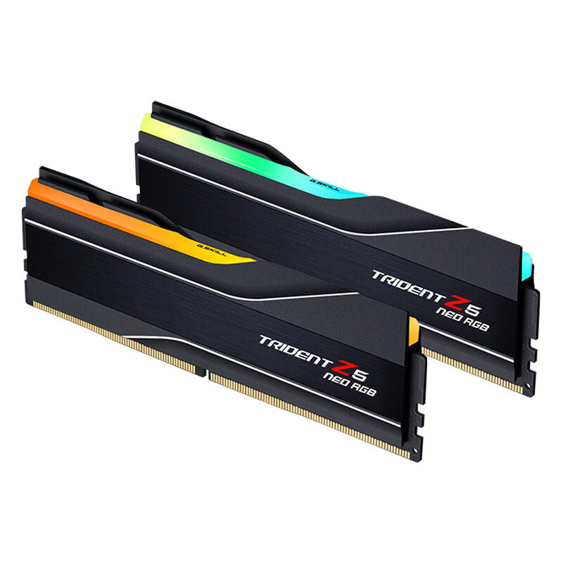 G.Skill Trident Z5 Neo RGB DDR5-5600 CL30 RAM 32 GB EXPO svart bakside