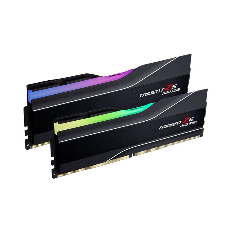 G.Skill Trident Z5 RGB DDR5-6000 CL28 RAM 96 GB EXPO svart forfra