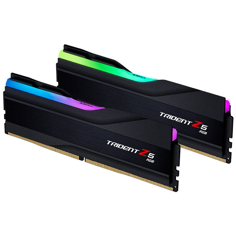 G.Skill Trident Z5 RGB DDR5-6000 CL30 RAM 64 GB sølv bakside