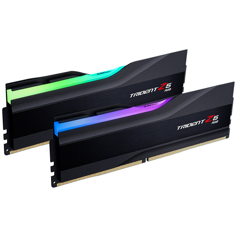 G.Skill Trident Z5 RGB DDR5-6800 CL34 RAM 32 GB XMP svart forfra