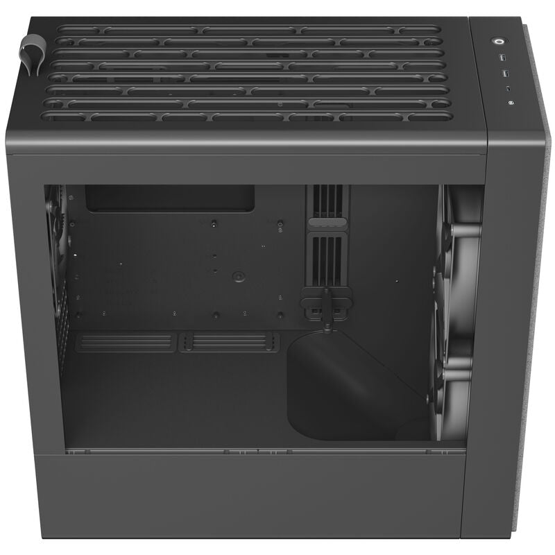 Montert HAVN BF 360 Flow kabinett midtårn E-ATX herdet glass svart med komponenter
