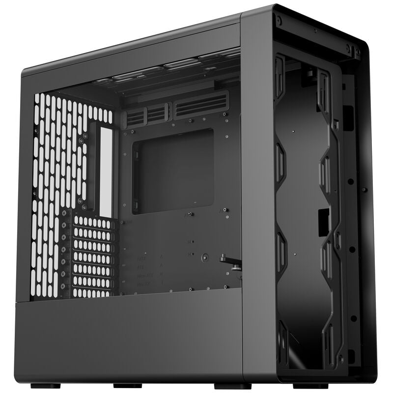 HAVN BF 360 kabinett midtårn E-ATX herdet glass svart bakside