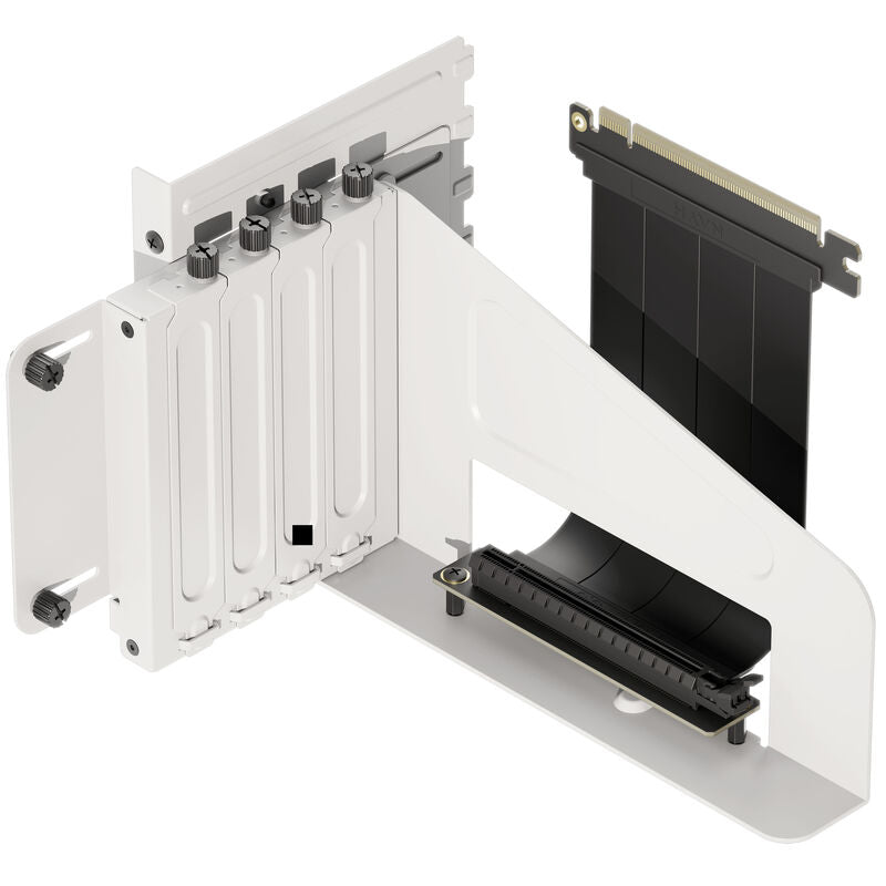 HAVN HS 420 vertikal GPU-støtte hvit PCIe 5.0 forfra