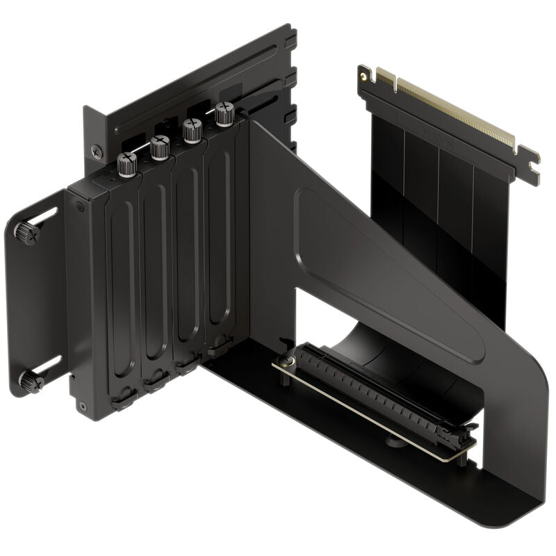 Montert HAVN HS 420 vertikal GPU-støtte hvit PCIe 5.0 i kabinett
