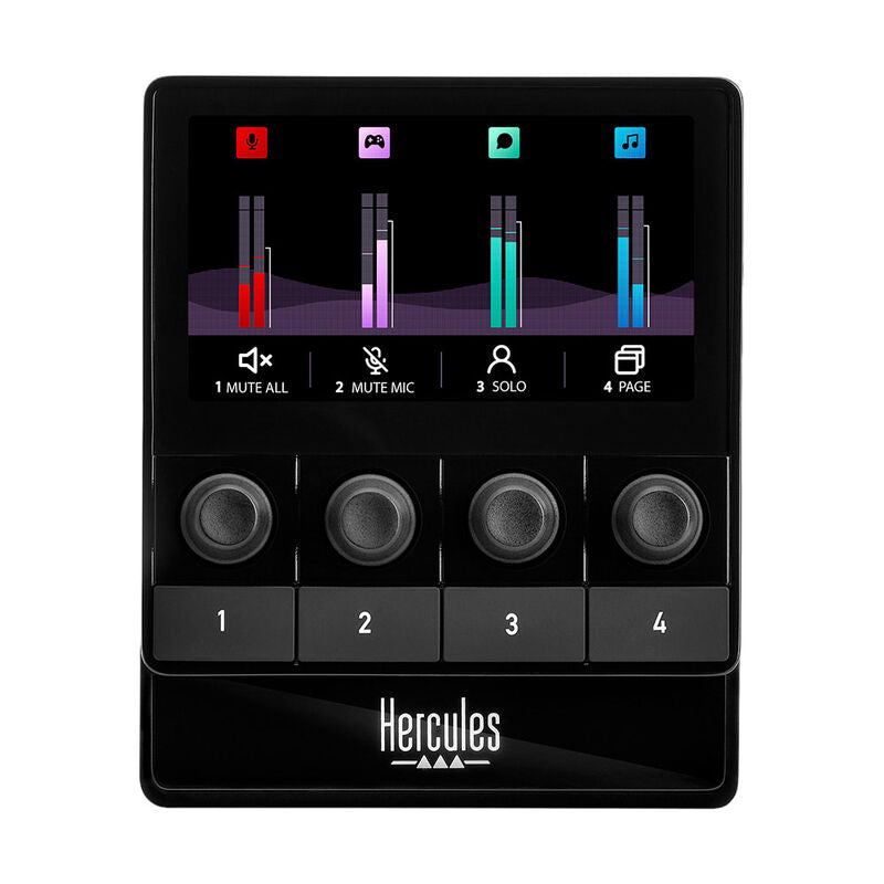 Hercules Stream 100 audiokontroller bakside