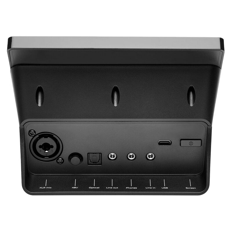 Hercules Stream 200 XLR audiokontroller detalj av kontroller