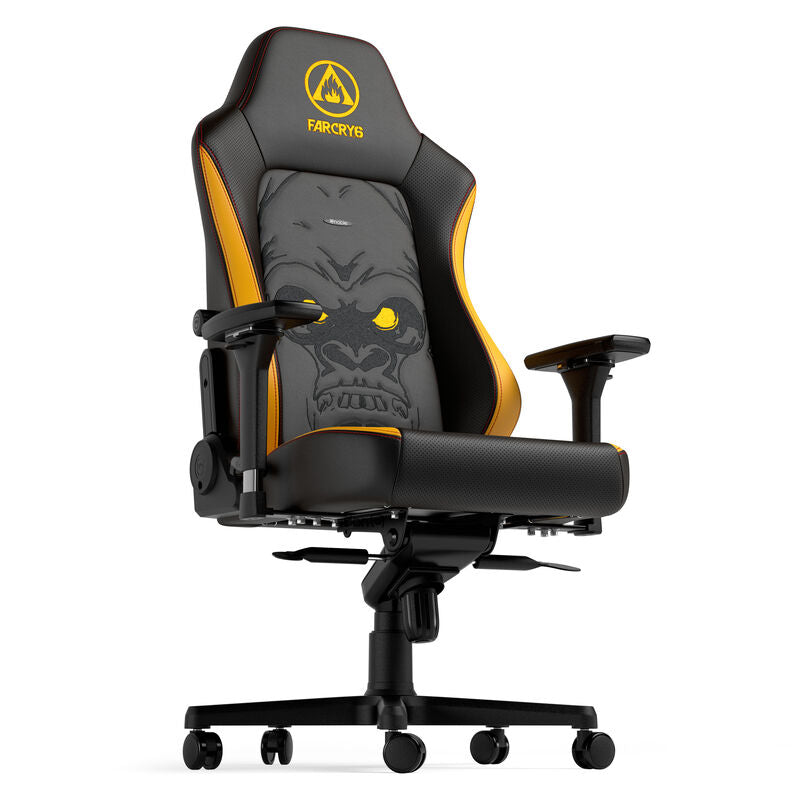 nærbilde av armlene noblechairs HERO gamingstol Far Cry 6 Special Edition