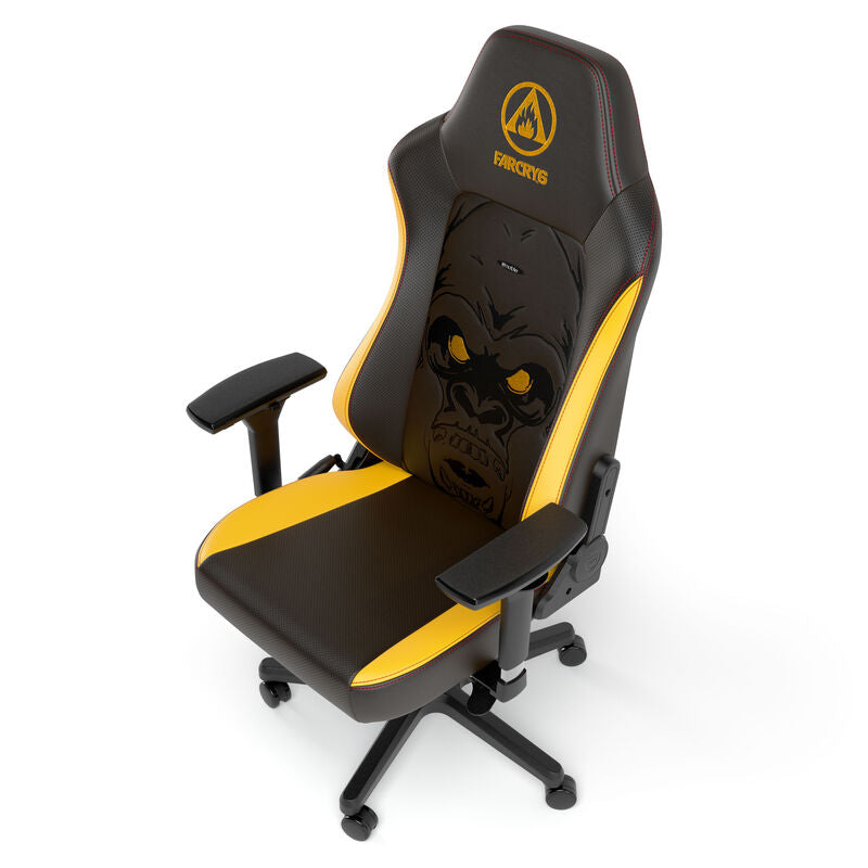 nærbilde av hjul noblechairs HERO gamingstol Far Cry 6 Special Edition
