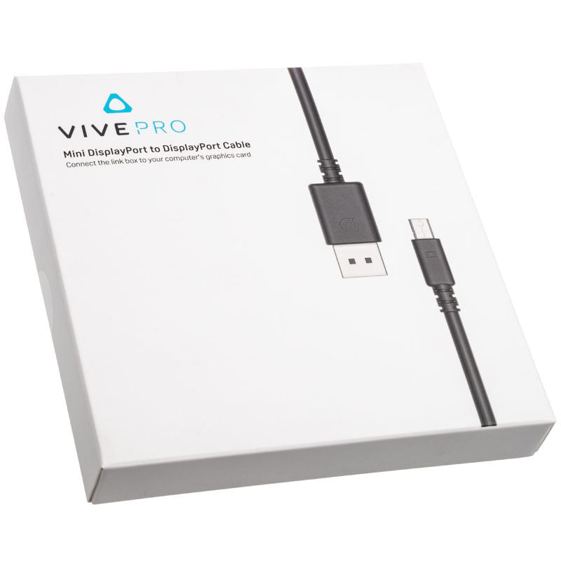 Detaljbilde av HTC Vive Pro DisplayPort til Mini DisplayPort kabel 1 m