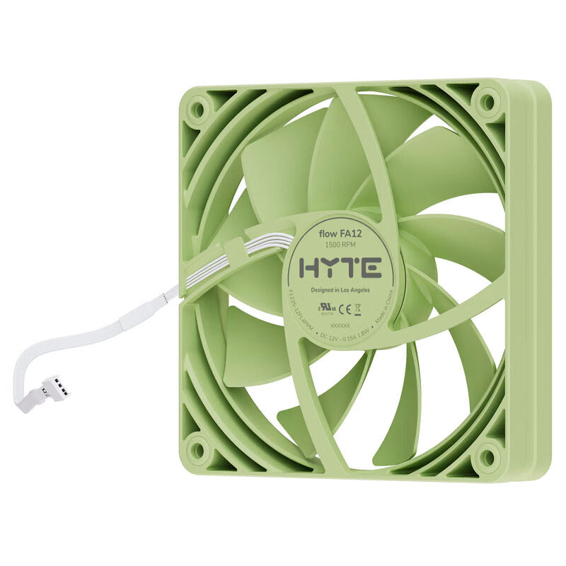 Montert HYTE FA12 PWM vifte 4-pack 120 mm Matcha Milk i PC