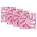 HYTE FA12 vifte 4-pakning 120 mm PWM Strawberry Milk forfra
