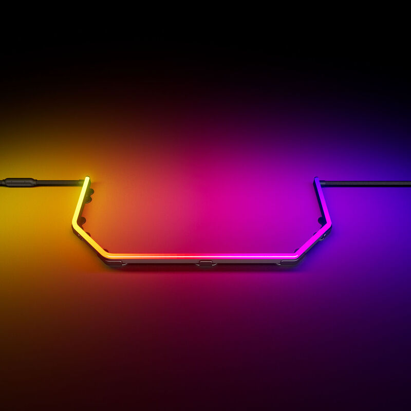 Nærbilde av HYTE Noodle LN70 ARGB LED-strip 630 mm svart