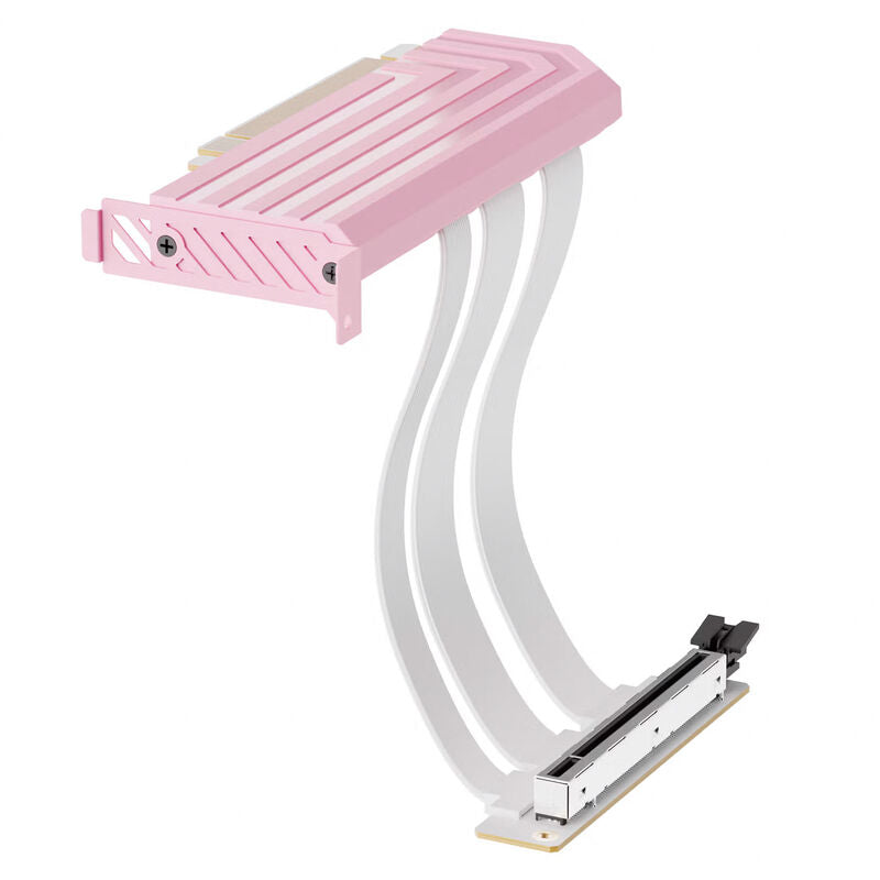 HYTE PCIe 5.0 Hyper Riser-kabel 200 mm Strawberry Milk bakside