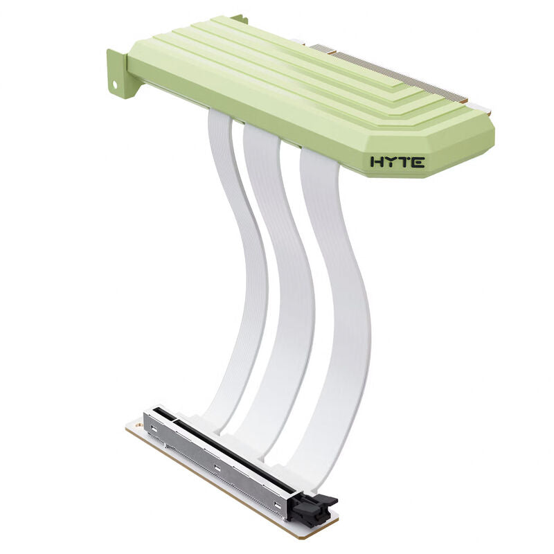 HYTE PCIe 5.0 Hyper riserkabel 200 mm Matcha Milk forfra