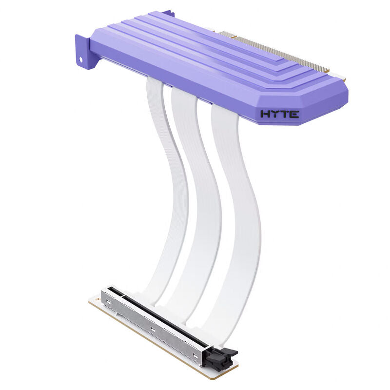HYTE PCIe 5.0 Hyper riserkabel 200 mm Taro Milk forfra
