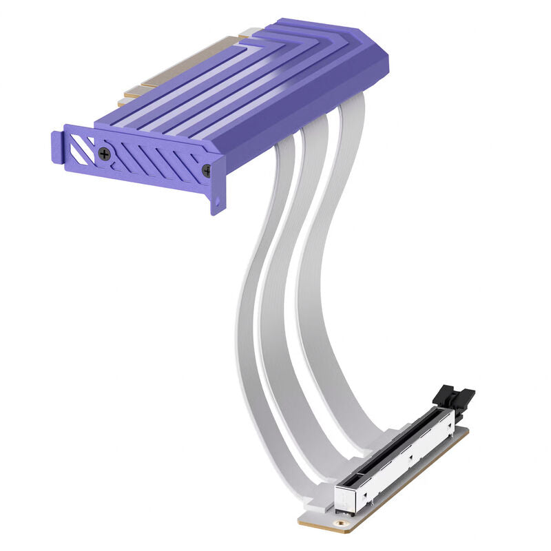 HYTE PCIe 5.0 Hyper riserkabel 200 mm Taro Milk bakside