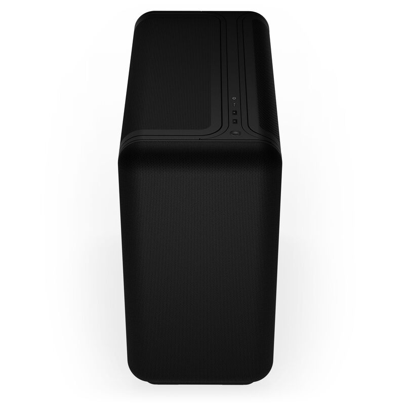Detalj av mesh-side på HYTE X50 Air kabinett midtårn ATX svart