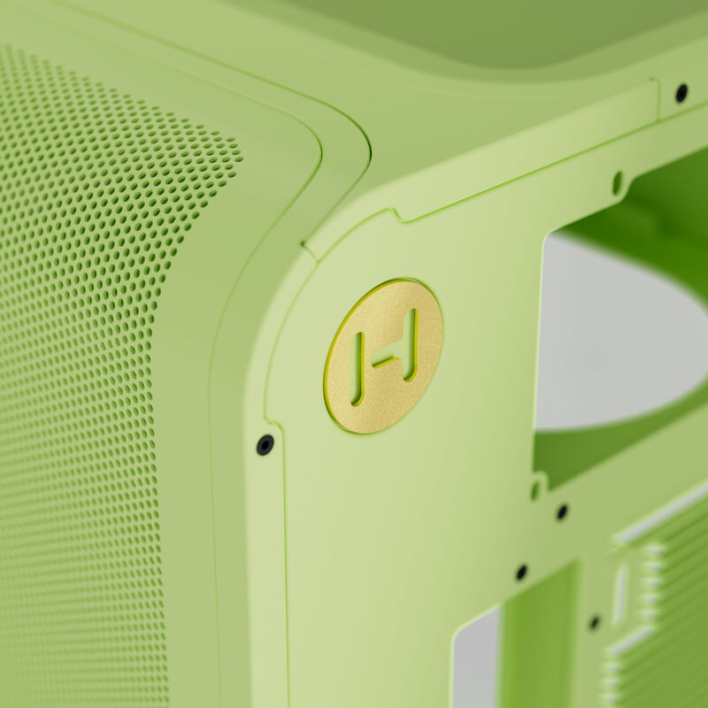 Magnetisk kabelsystem på HYTE X50 kabinett midtårn E-ATX Matcha Milk