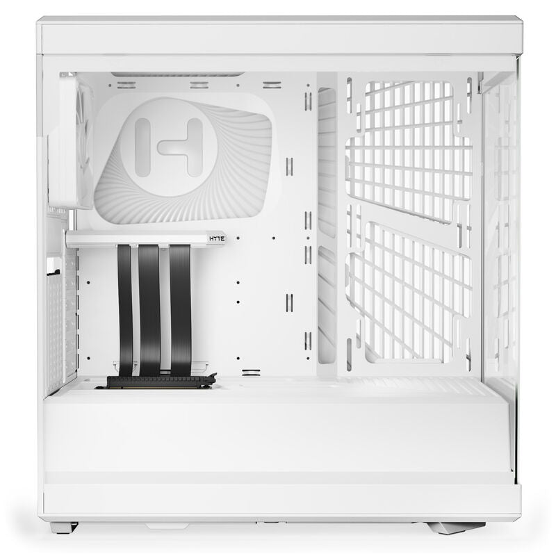Hyte Y40 kabinett midtårn herdet glass Snow White sidepanel i glass