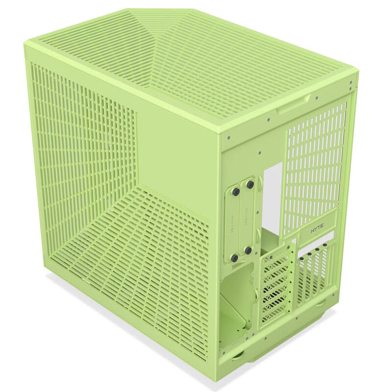 Oversikt av innvendig layout i HYTE Y70 kabinett med dual-chamber design