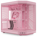 Hyte Y70 kabinett midtårn E-ATX herdet glass Strawberry Milk forside
