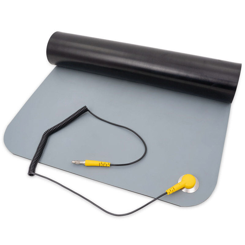 iFixit antistatisk matte 70 x 100 cm svart/grå for elektronikk