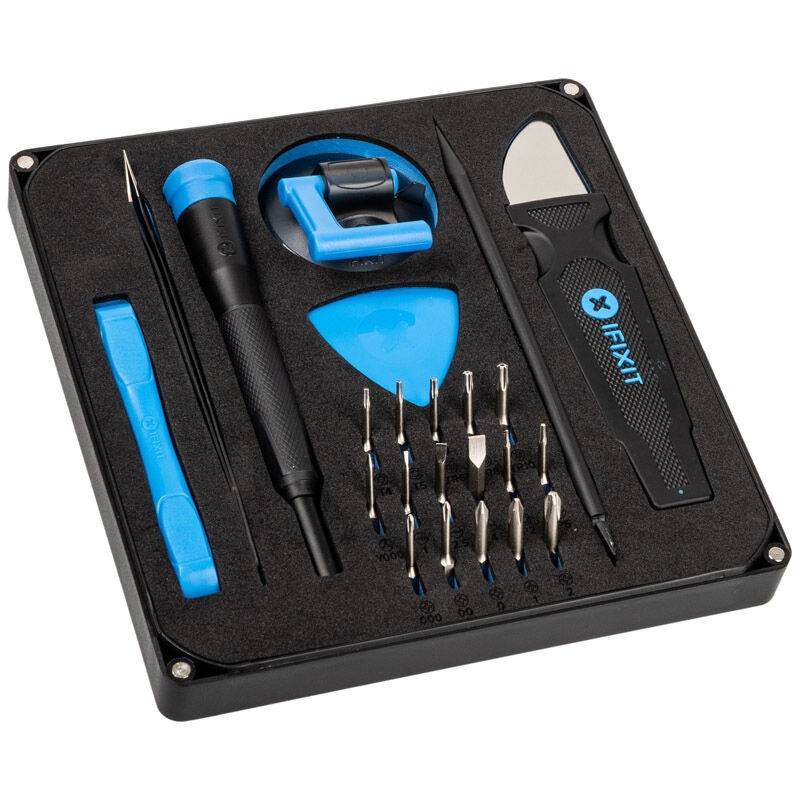 Detalj av antistatisk matte i iFixit Essential Electronics Toolkit