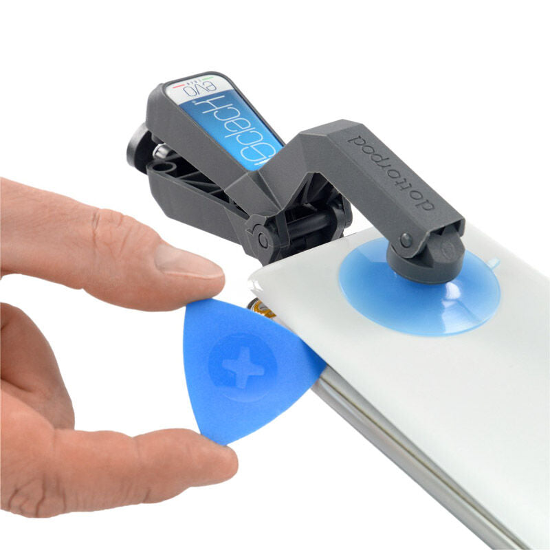 Nærbilde av sugekopper på iFixit iSlack Evo åpneverktøy