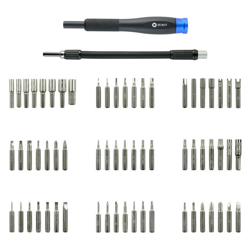 Detaljbilde av iFixit Mako 64 Bit Driver Kit + Mahi Driver Kit bits