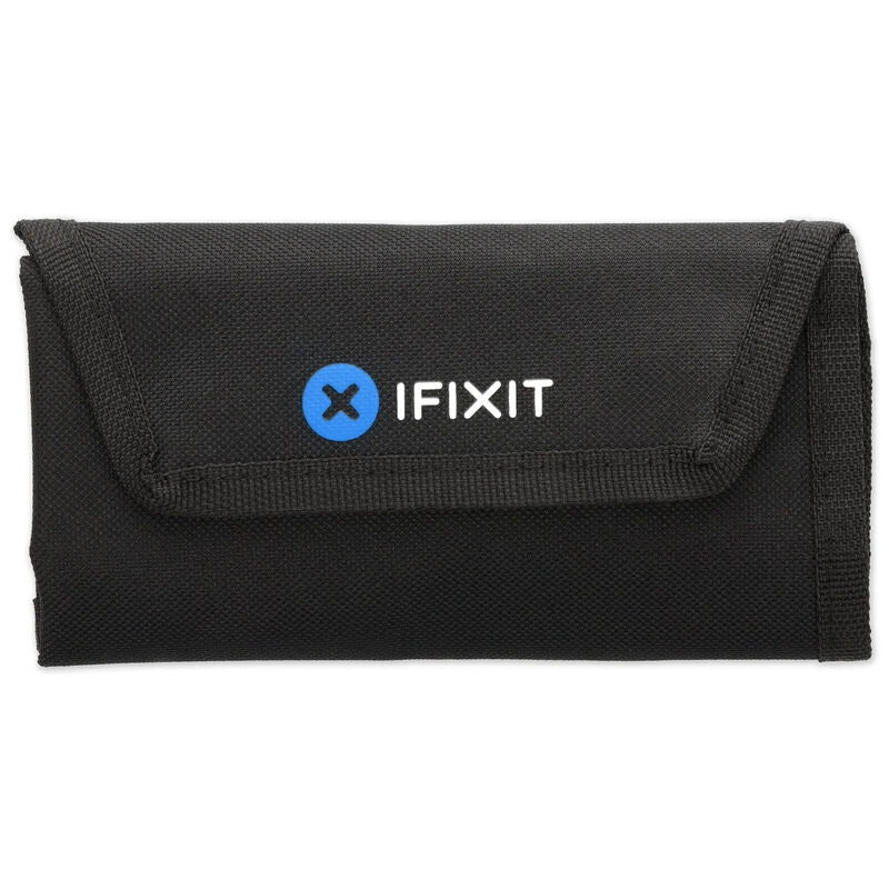 iFixit Mandible 3-delers tangsett svart/blå nærbilde av håndtak