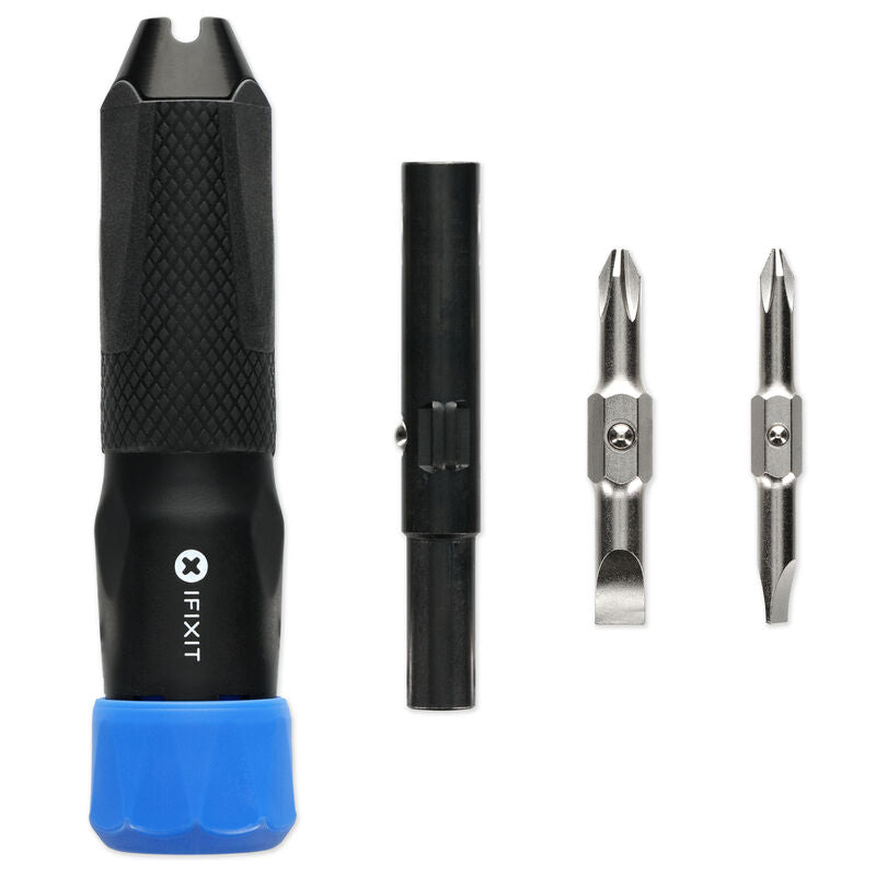 iFixit Narwhal 6-in-1 skrutrekker med låsbar dreiekappe svart bakside