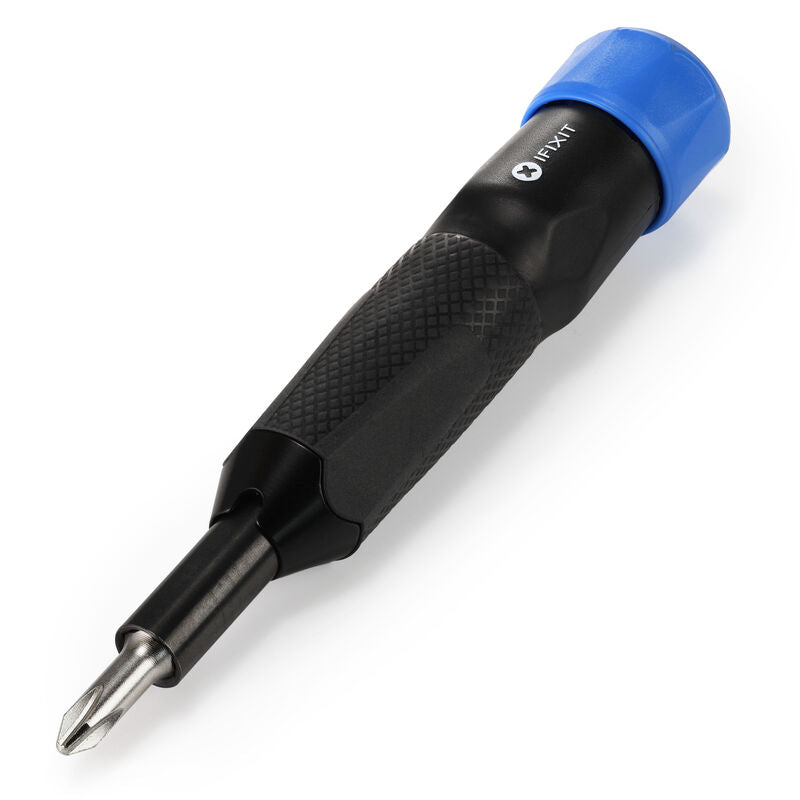 iFixit Narwhal 6-in-1 skrutrekker med låsbar dreiekappe svart forfra