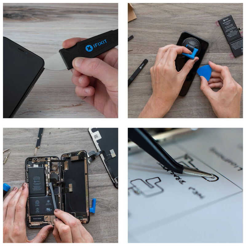 iFixit Pro Tech GO Toolkit verktøysett 32 bits svart montert verktøy