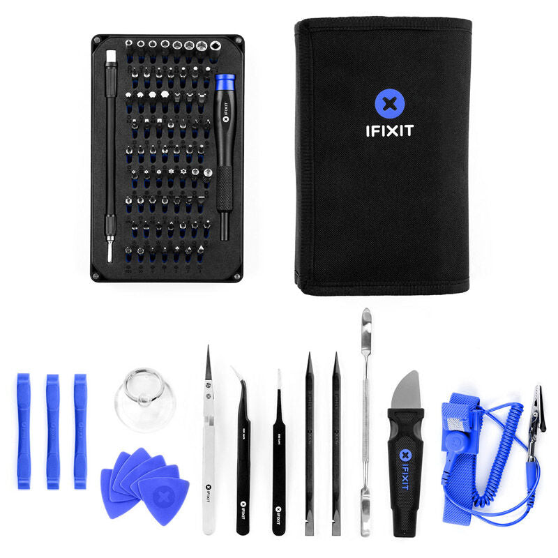 iFixit Pro Tech Toolkit montert på arbeidsbord