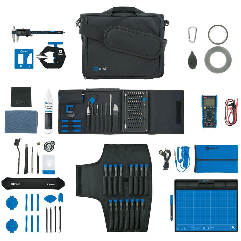 iFixit Repair Business Toolkit reparasjonssett for mobil og nettbrett bakside