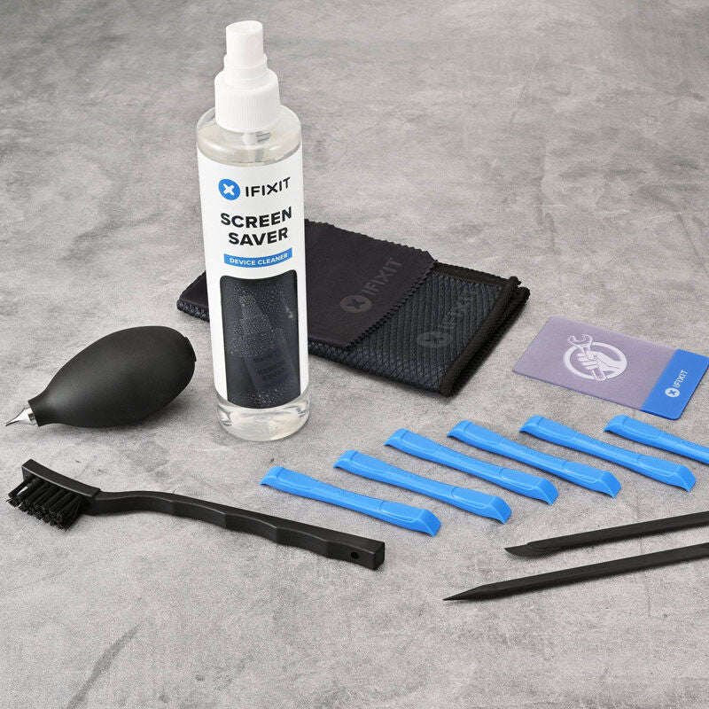 Oversikt over skrutrekkere i iFixit Repair Business Toolkit reparasjonssett for mobil og nettbrett