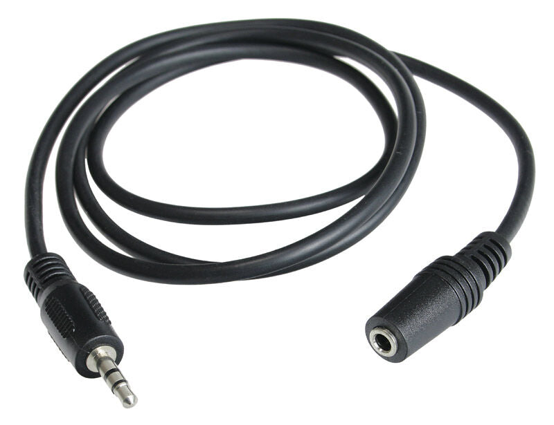 InLine 3,5 mm jack skjøtekabel stereo 1 m svart bakside