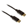 InLine 4K DisplayPort kabel 2 m svart forfra