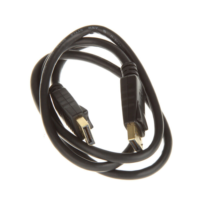 InLine 4K DisplayPort kabel svart 1 m bakside